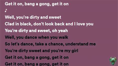 get it on lyrics